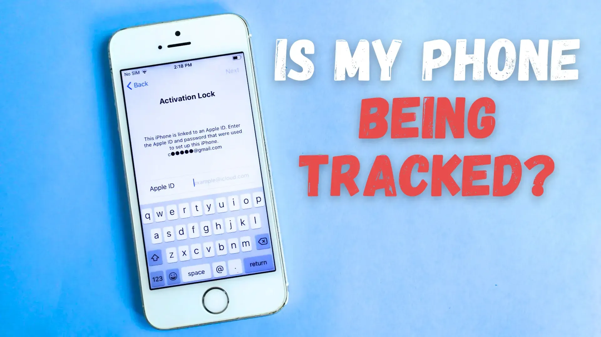 check if my phone is being tracked